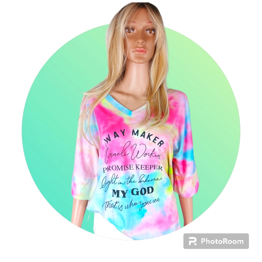 Multi-colored oversized shirt